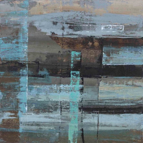 Marmont Hill 'Urban Construct' by Julie Joy Painting Print on Wrapped Canvas