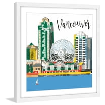 Marmont Hill "Vancouver Lakeview" by Molly Rosner Framed Painting Print
