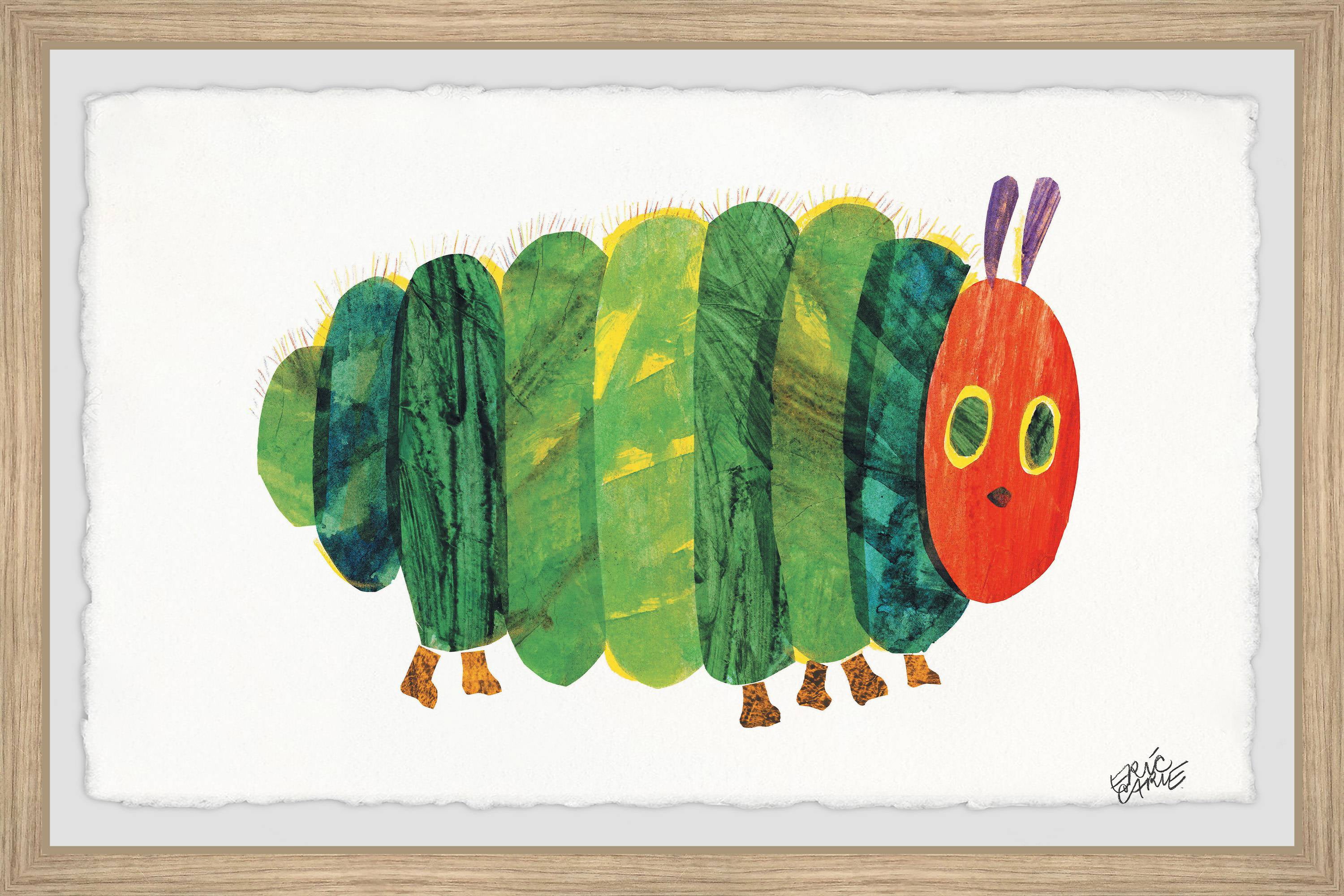 Marmont Hill Very Fat Caterpillar by Eric Carle Framed Wall Art