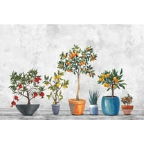 Marmont Hill Vibrant Plant Colors Canvas Wall Art
