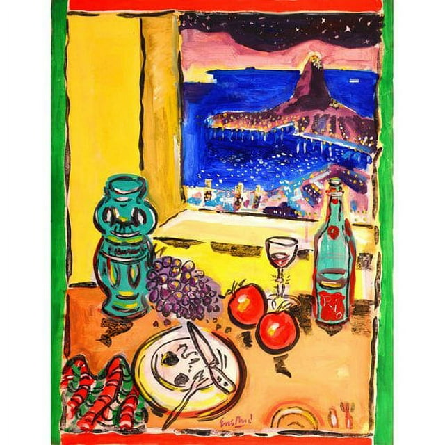 Marmont Hill "View of Rio" by Wayne Ensrud Painting Print on Canvas