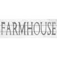 thumbnail image 1 of Marmont Hill Vintage Farmhouse White Wood Wall Art, 15" x 45", 1 of 5