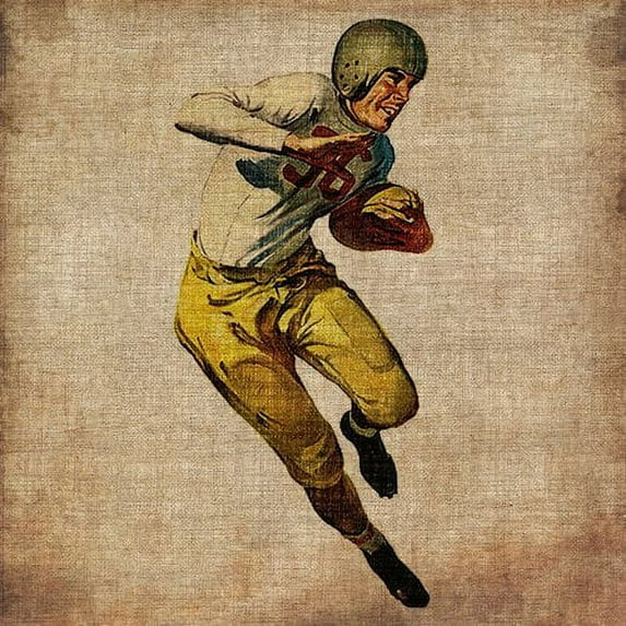 Marmont Hill "Vintage Football Carry" Painting Print on Wrapped Canvas