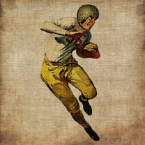 Marmont Hill "Vintage Football Carry" Painting Print on Wrapped Canvas