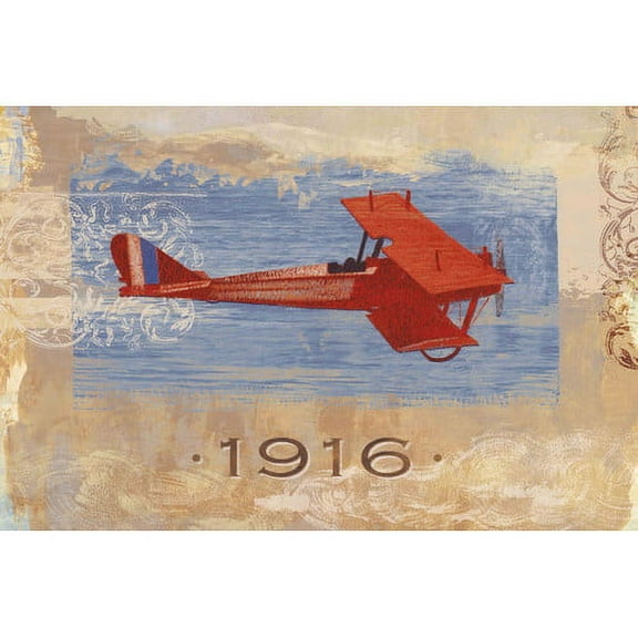 Marmont Hill "Vintage Plane 1916" Painting Print on Canvas