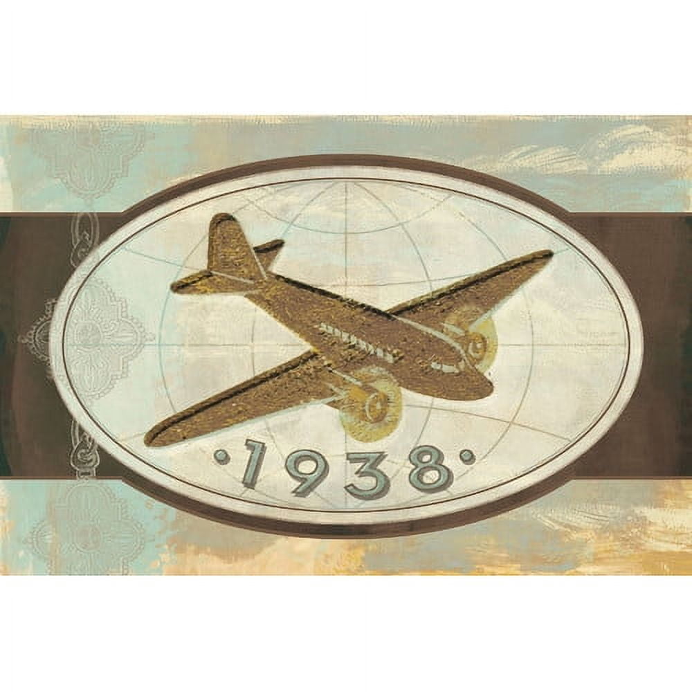 Marmont Hill "Vintage Plane 1938" Painting Print on Canvas