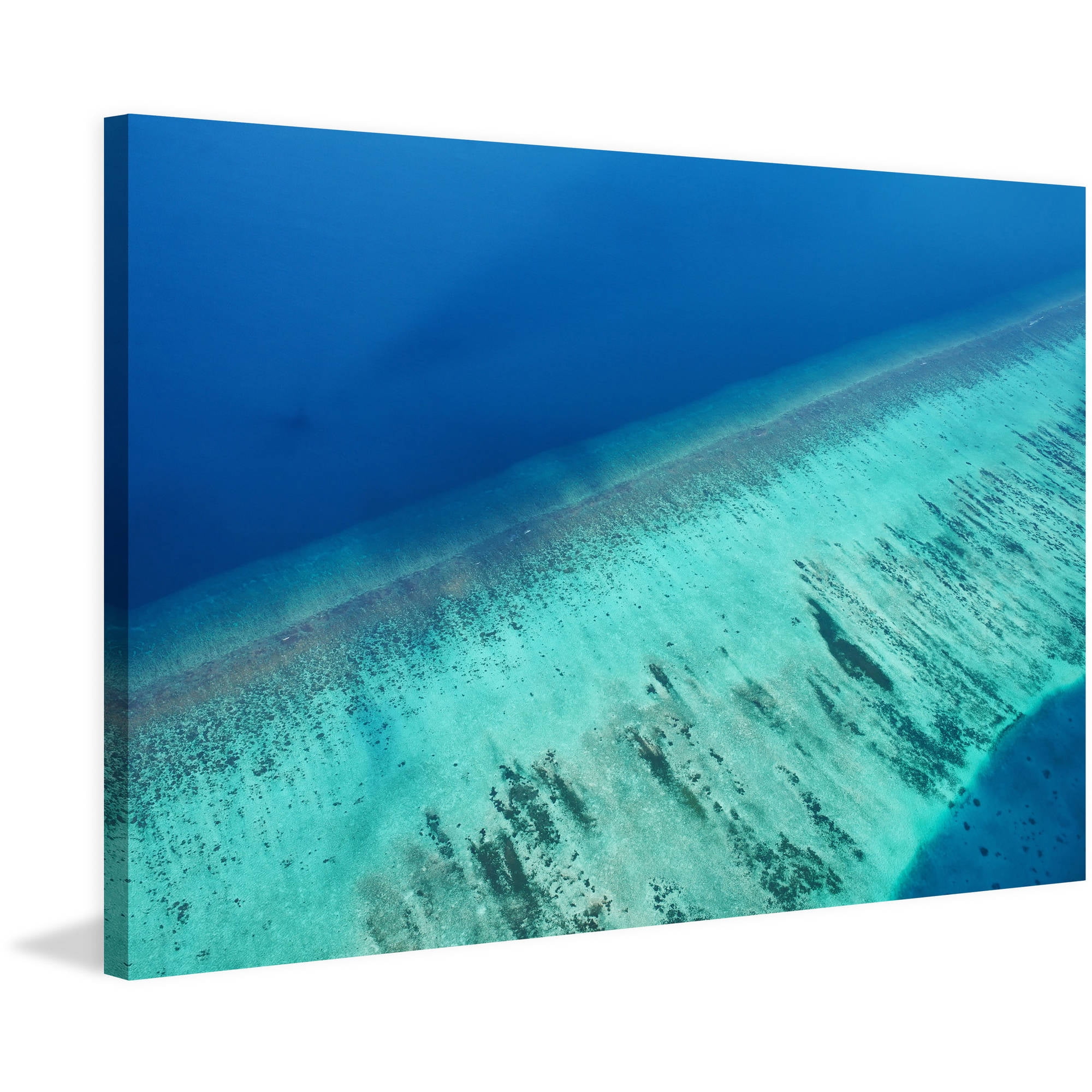 Marmont Hill "Water Layers" Painting Print on Wrapped Canvas