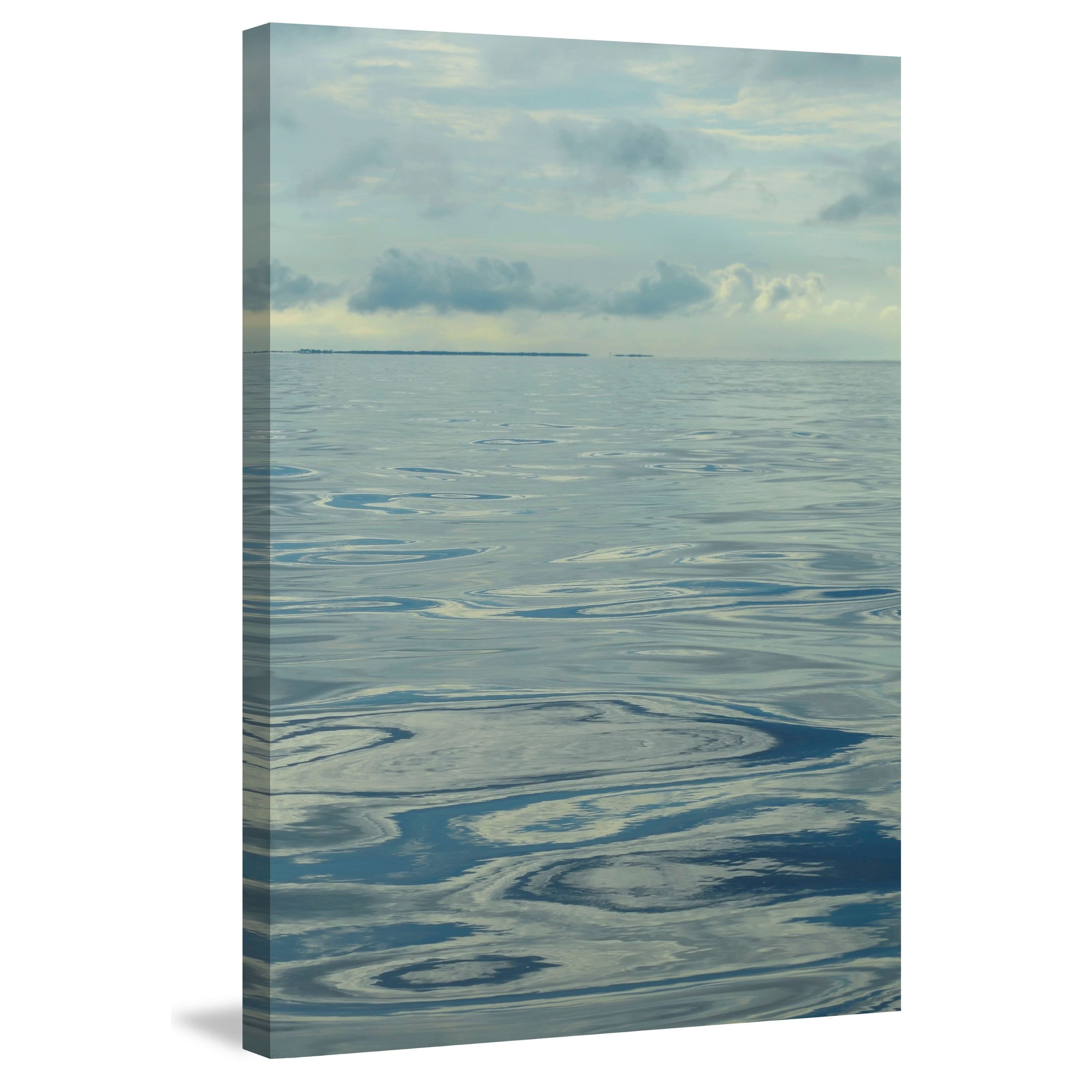 Marmont Hill "Water Ripples" Painting Print on Wrapped Canvas