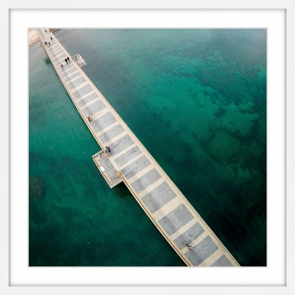 Marmont Hill "Water Walk" By Karolis Janulis Framed Painting Art Print, 12.0" x 1.5"