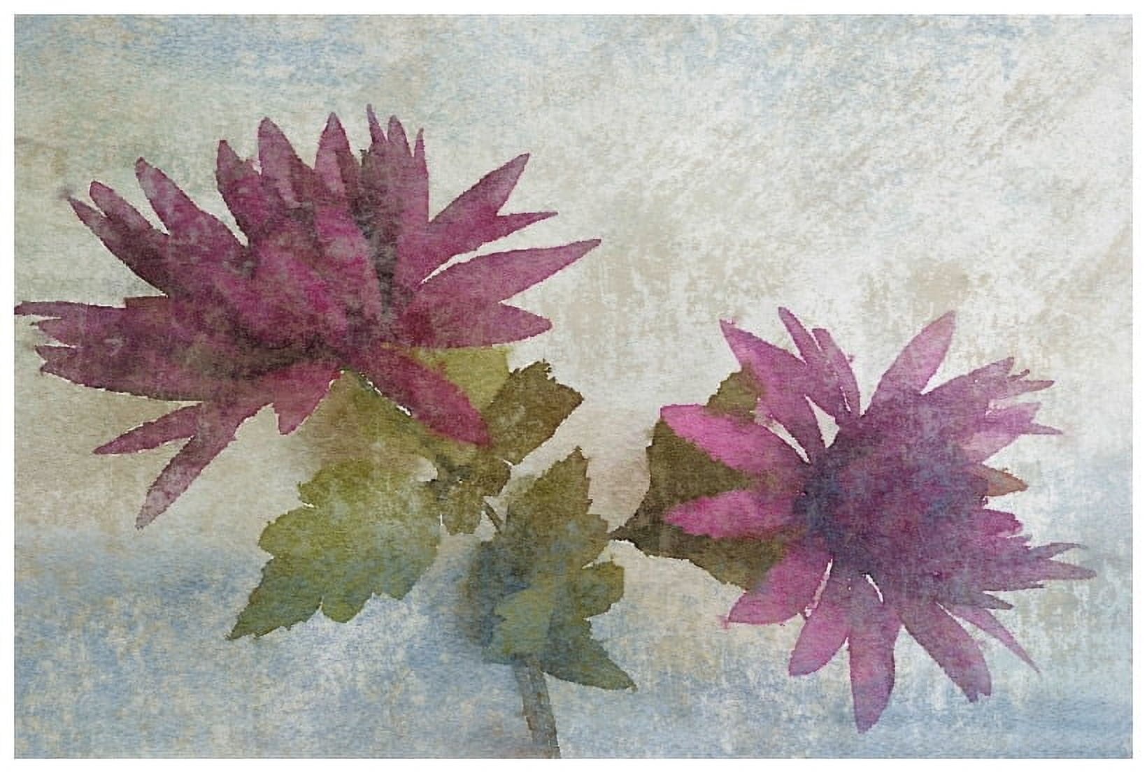 Marmont Hill - "Watercolor Garden 2" by Irena Orlov Painting Print on Wrapped Canvas