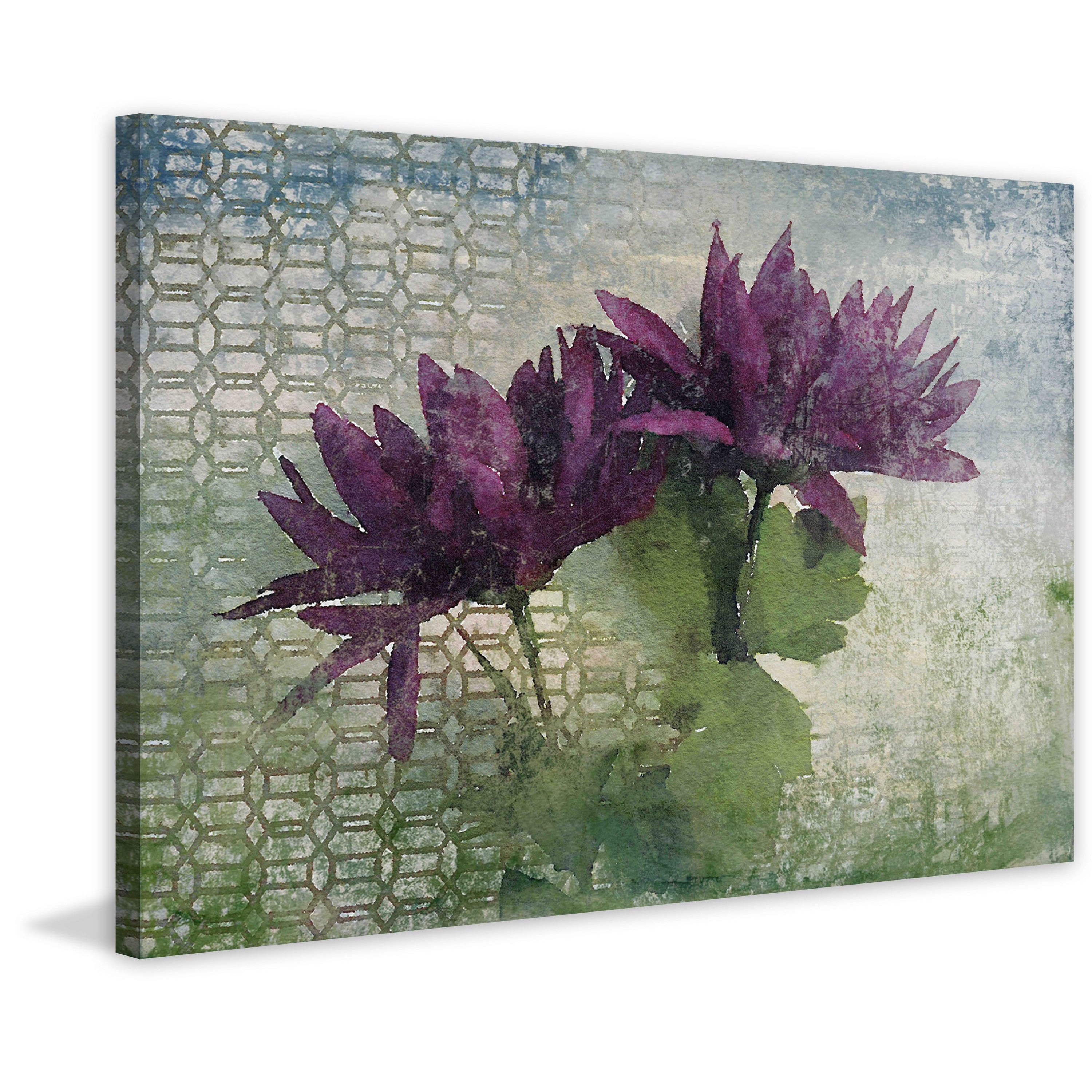 Marmont Hill - "Watercolor Garden 7" by Irena Orlov Painting Print on Wrapped Canvas