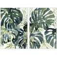 thumbnail image 1 of Marmont Hill Watercolor Leaf II Diptych, 1 of 6