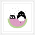 thumbnail image 1 of Marmont Hill "Watermelon Bite" by Katarina Snygg Framed Painting Print, 1 of 6