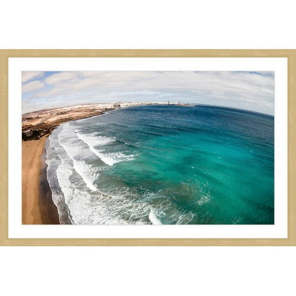 Marmont Hill "Wave after Wave" by Karolis Janulis Framed Painting Art Print