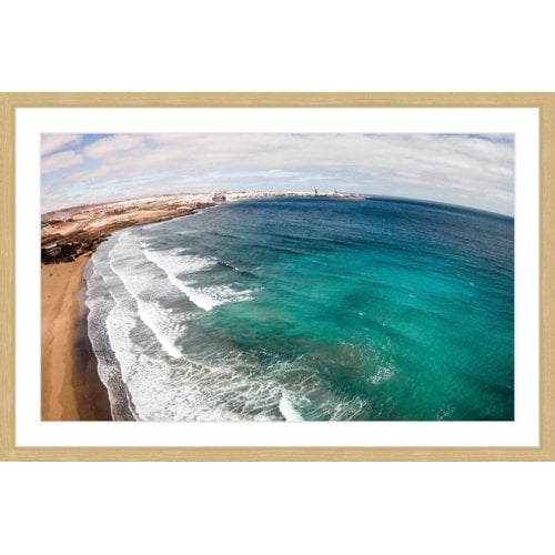 Marmont Hill "Wave after Wave" by Karolis Janulis Framed Painting Print