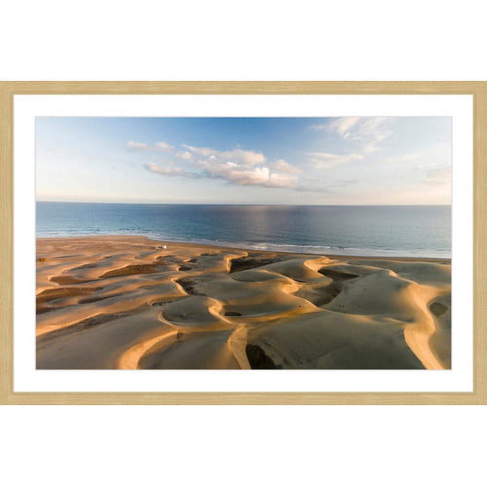 Marmont Hill "Waves in the Sand II" by Karolis Janulis Framed Painting Art Print