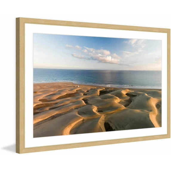 Marmont Hill "Waves in the Sand II" by Karolis Janulis Framed Painting Print