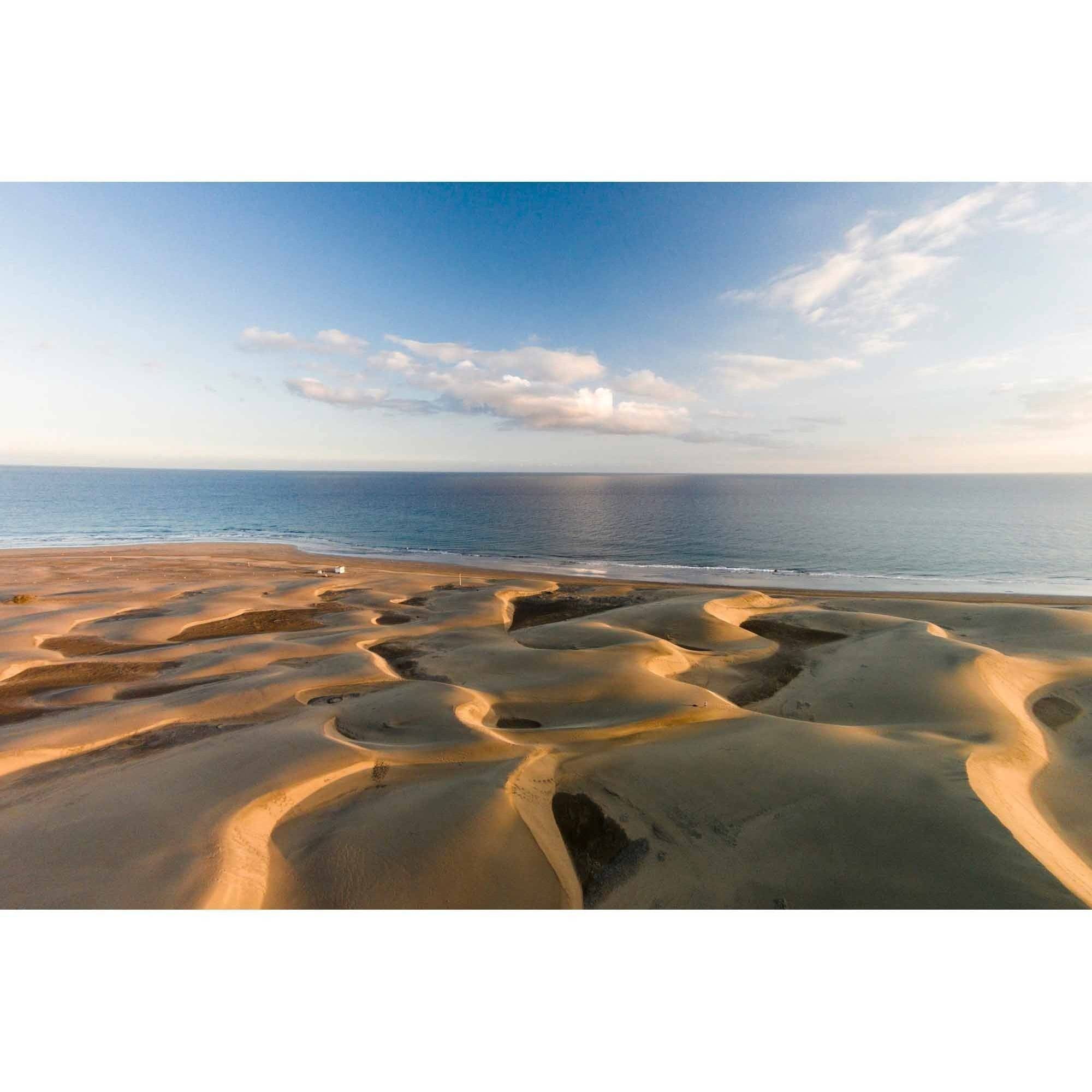 Marmont Hill "Waves in the Sand II" by Karolis Janulis Painting Print on Wrapped Canvas