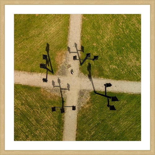 Marmont Hill "Weather Vanes" By Karolis Janulis Framed Painting Art Print, 32.0" x 1.5"