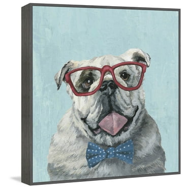 Marmont Hill "Well-behaved Look" Floater Framed Painting Print on Canvas