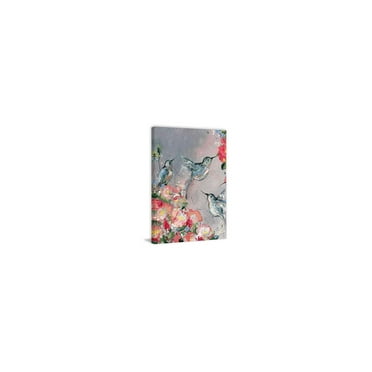 Marmont Hill Whimsical Garden II Painting Print on Wrapped Canvas