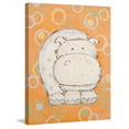 thumbnail image 1 of Marmont Hill "Whimsy Hippo" by Reesa Qualia Painting Print on Wrapped Canvas, 1 of 5