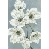 Marmont Hill White Blossoms Canvas Wall Art