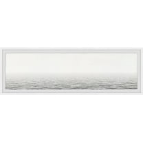 Marmont Hill White Panoramic Sea Framed Wall Art