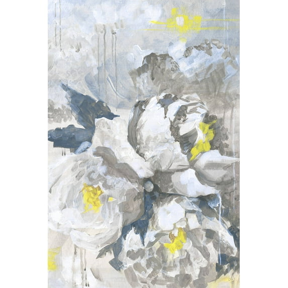 Marmont Hill White Peony III Canvas Wall Art