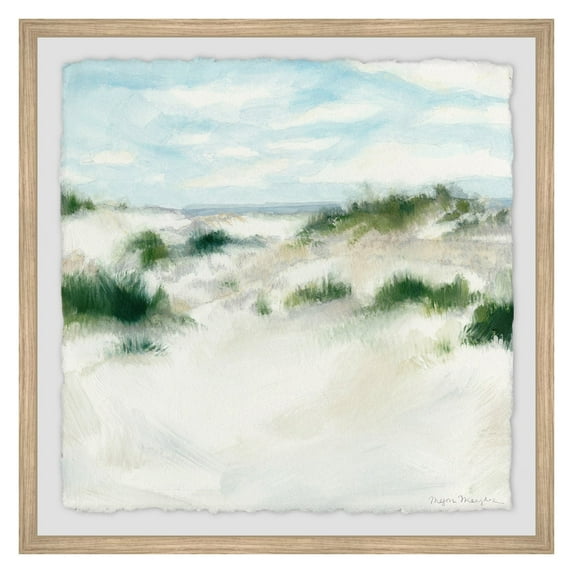 Marmont Hill White Sands I Framed Wall Art