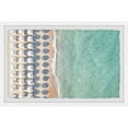 thumbnail image 1 of Marmont Hill White Sun Umbrellas Framed Painting Print, 1 of 6