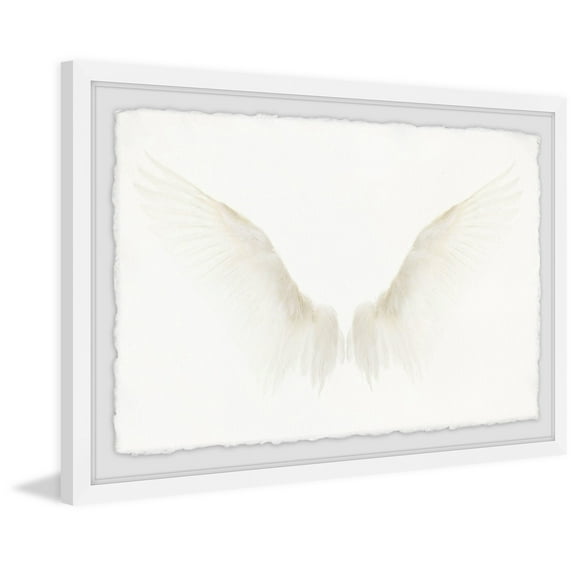 Marmont Hill White Wings Framed Wall Art