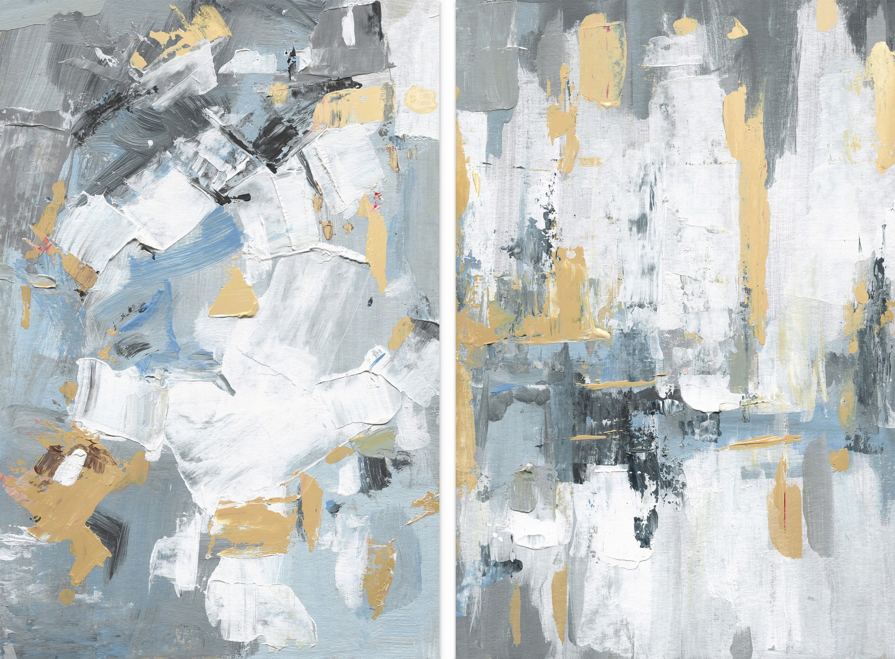 Marmont Hill White and Creams Diptych