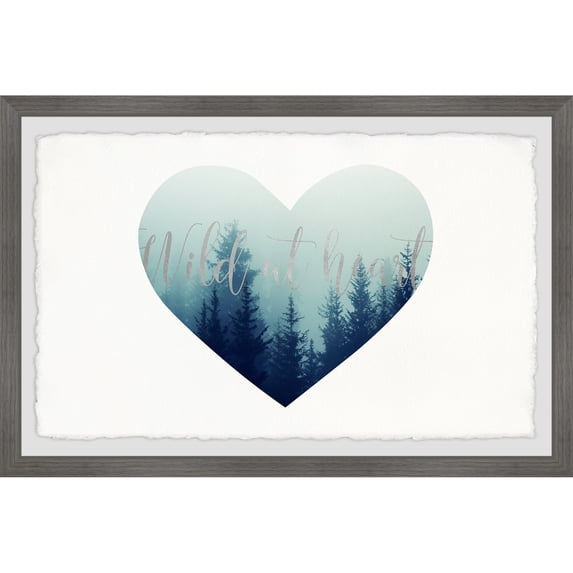 Marmont Hill Wild At Heart Ii Framed Wall Art, 24.00" x 1.50"
