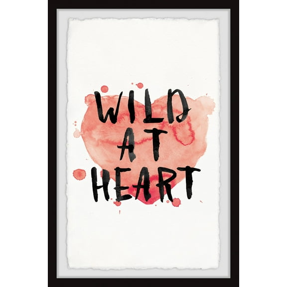 Marmont Hill Wild Heart Ii Framed Wall Art, 8.00" x 1.50"