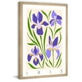 thumbnail image 1 of Marmont Hill Wild Iris Flowers Framed Painting Print, 1 of 5