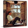 thumbnail image 1 of Marmont Hill "Willie Gillis in College" by Norman Rockwell Painting Print on Canvas, 1 of 7