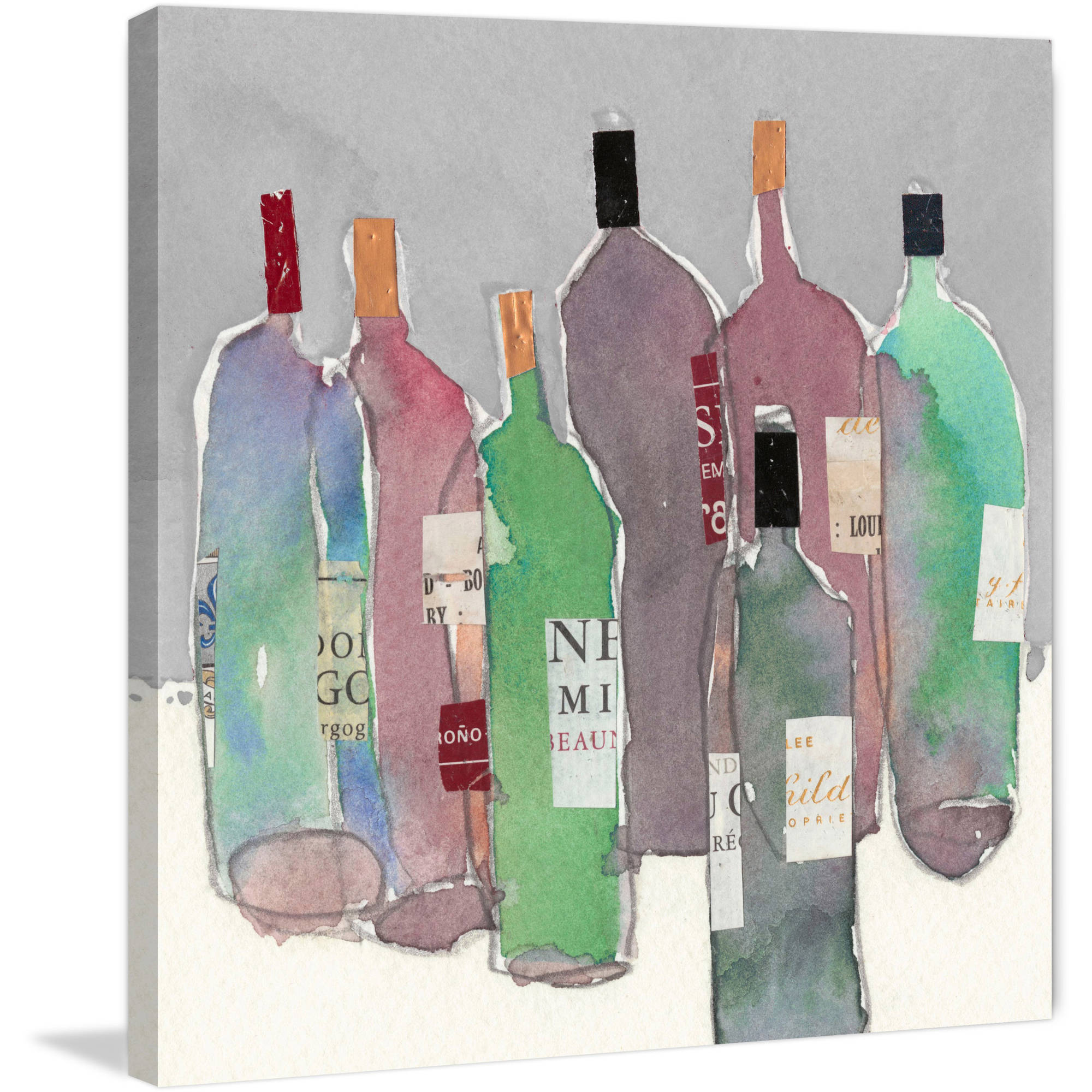 Marmont Hill Wine Party II Painting Print on Wrapped Canvas