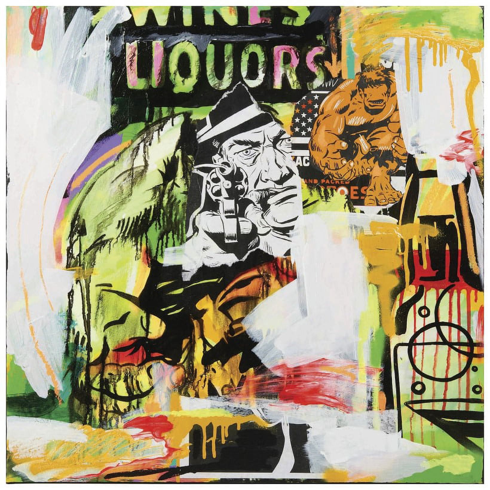 Marmont Hill "Wines X Liquors" Print on Canvas