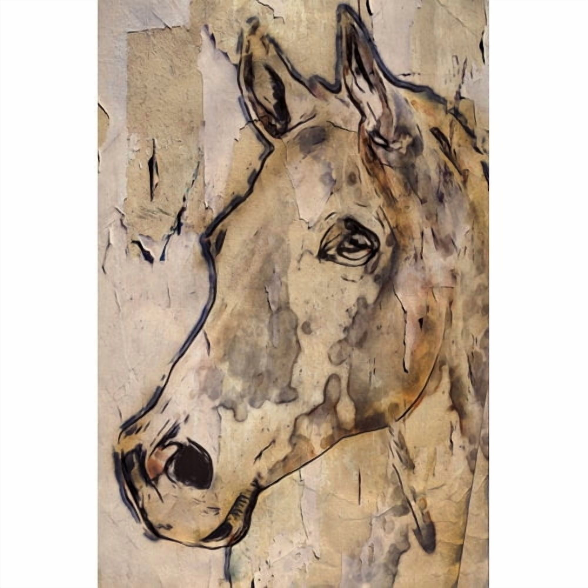 Marmont Hill - "Winner Horse" by Irena Orlov Painting Print on Wrapped Canvas