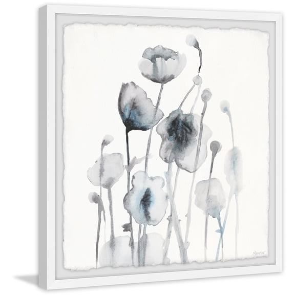 Marmont Hill Winter Leaves Framed Painting Print