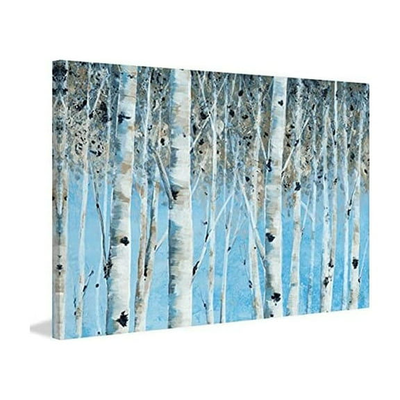 Marmont Hill Winter Twigs Painting Print on Wrapped Canvas