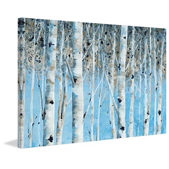 Marmont Hill Winter Twigs Painting Print on Wrapped Canvas