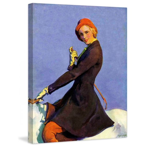 Marmont Hill Woman on Horseback by Guy Hoff Painting Print on Canvas