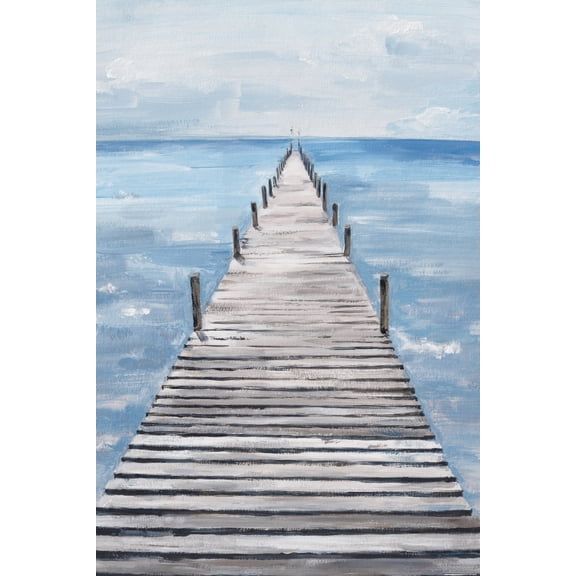 Marmont Hill Wooden Boardwalk Canvas Wall Art