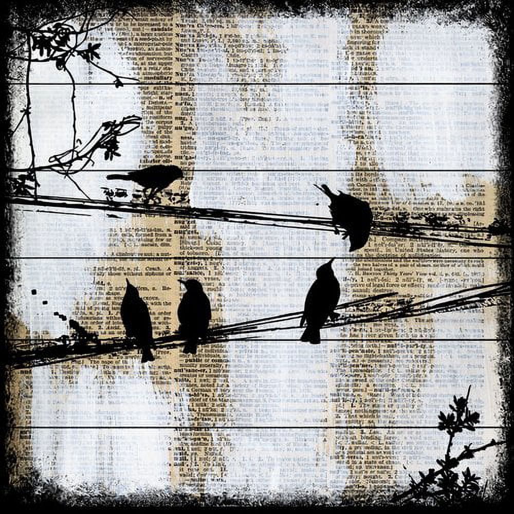 Marmont Hill "Word Keepers" by Vicki Butler Painting Print on White Wood