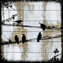 Marmont Hill "Word Keepers" by Vicki Butler Painting Print on White Wood