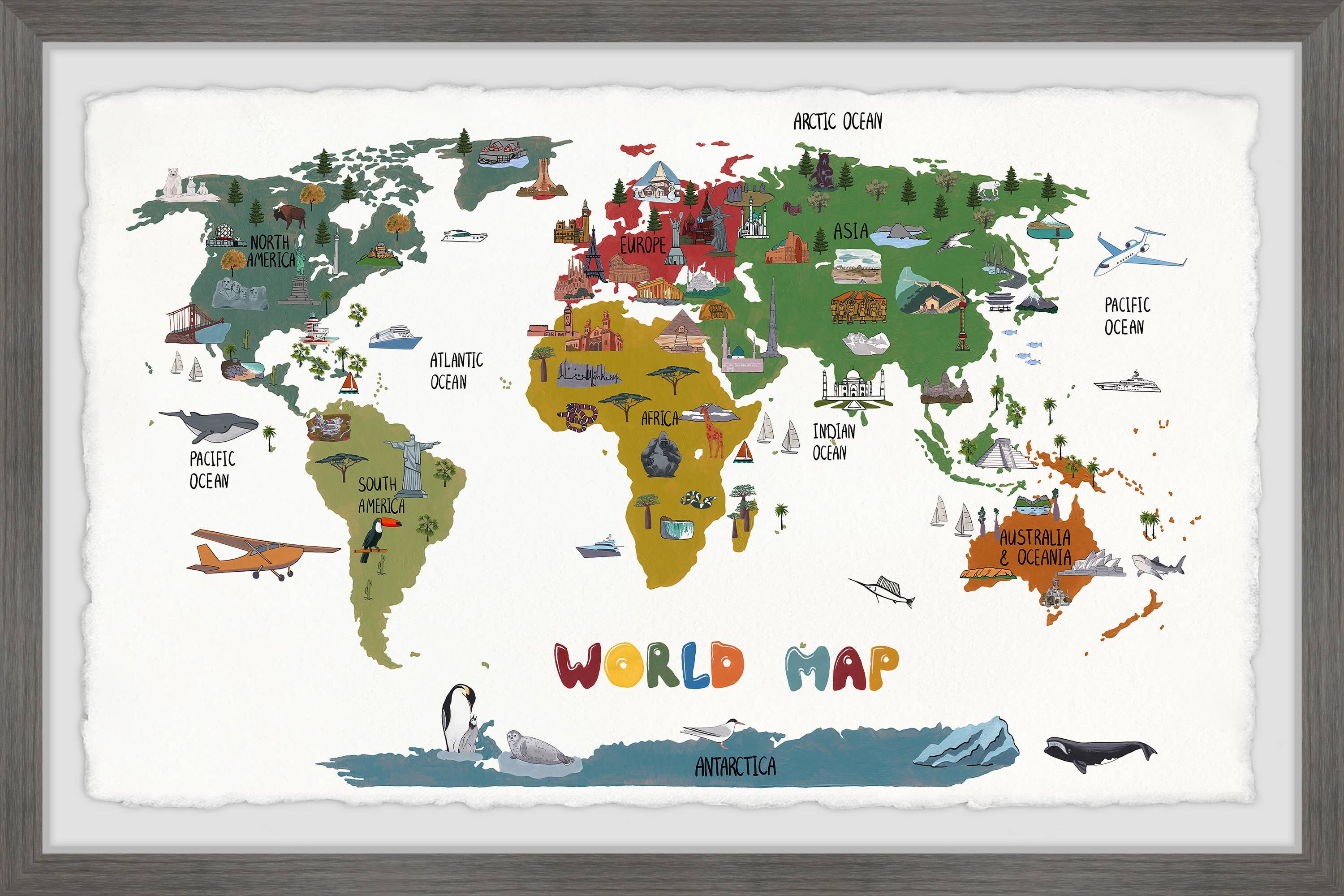 Marmont Hill World Destinations Framed Wall Art