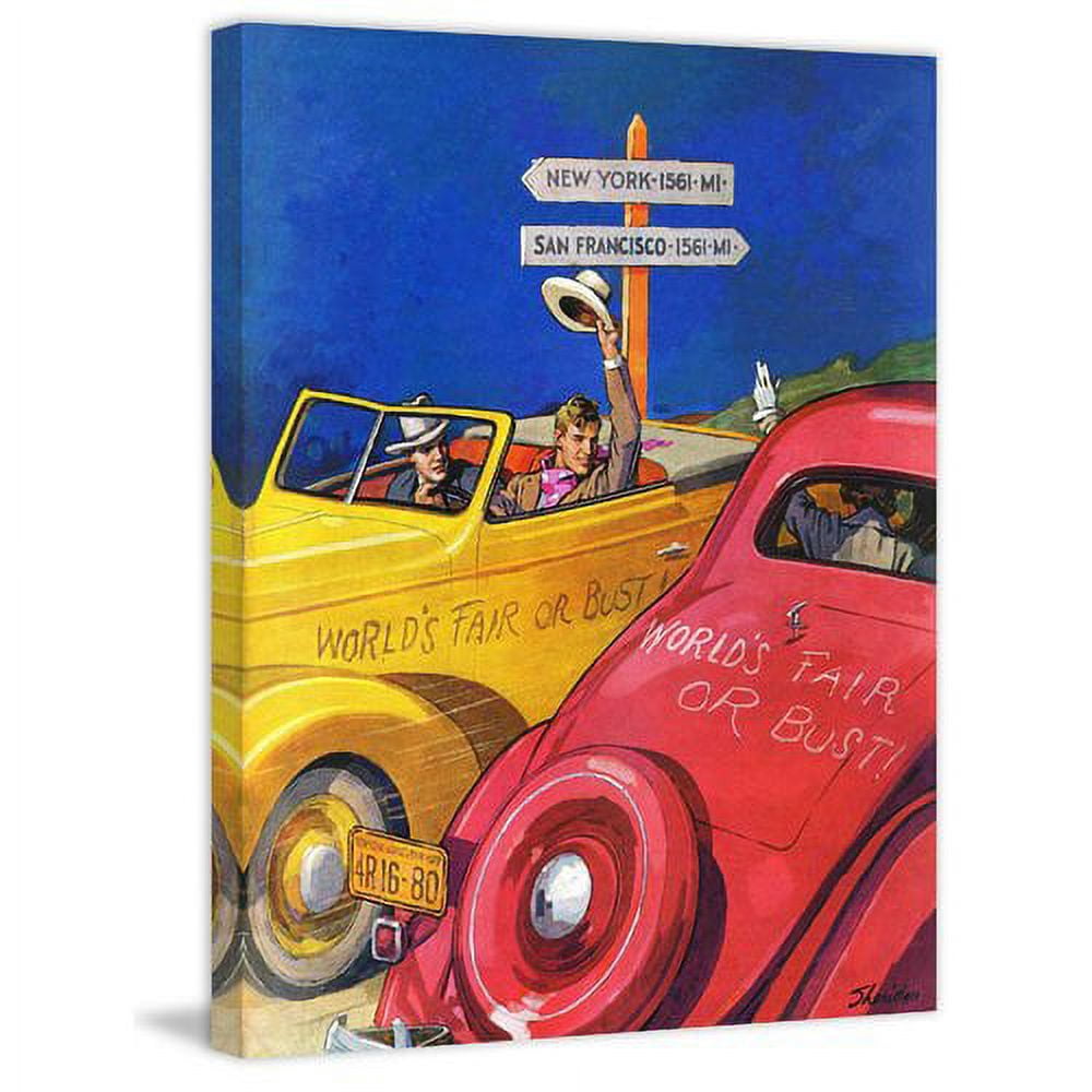 Marmont Hill "World's Fair or Bust" by John E. Sheridan Painting Print on Canvas