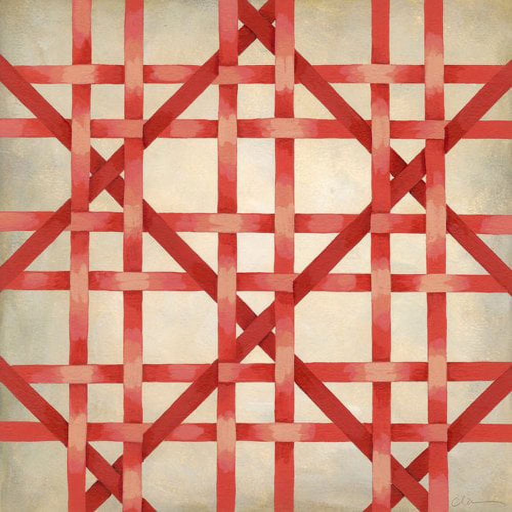 Marmont Hill "Woven Symmetry III" Painting Print on Wrapped Canvas